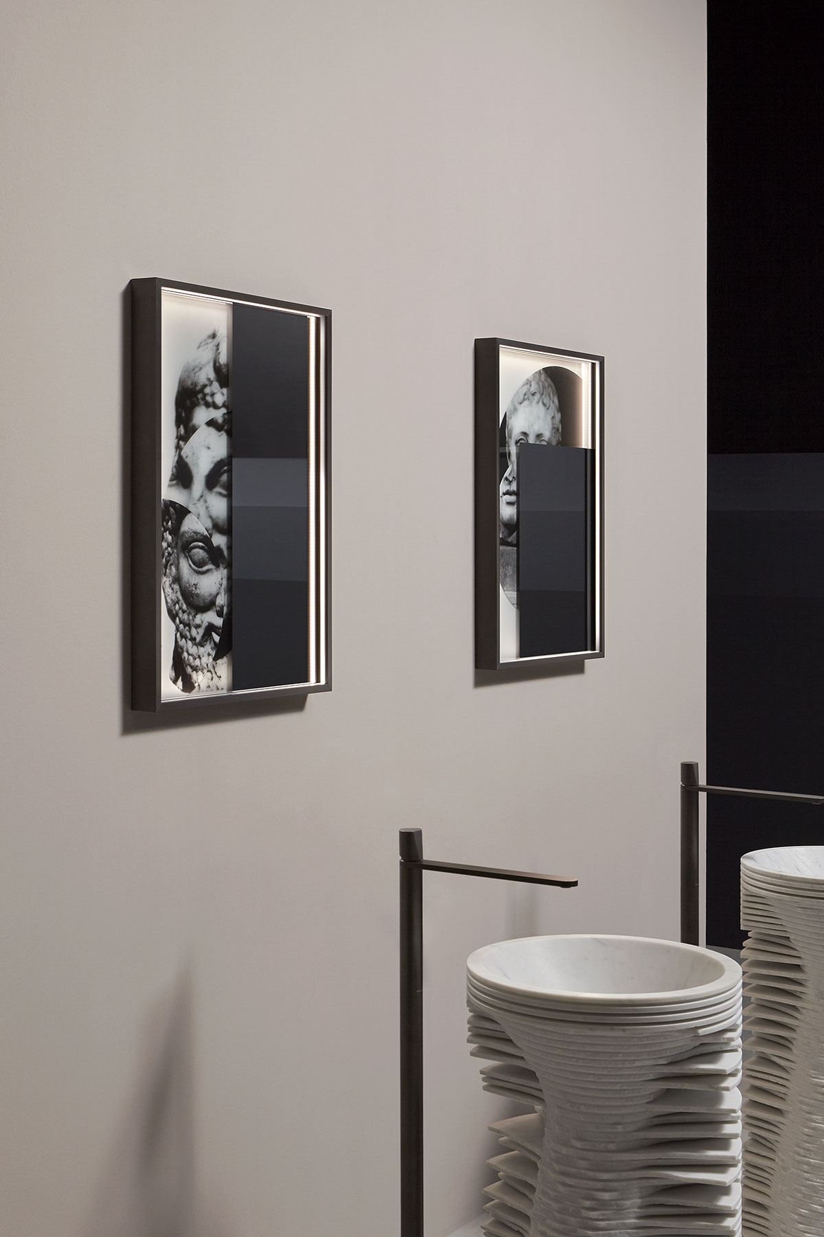 Light adds a new layer to the layering of Collage’s Mirror collection.