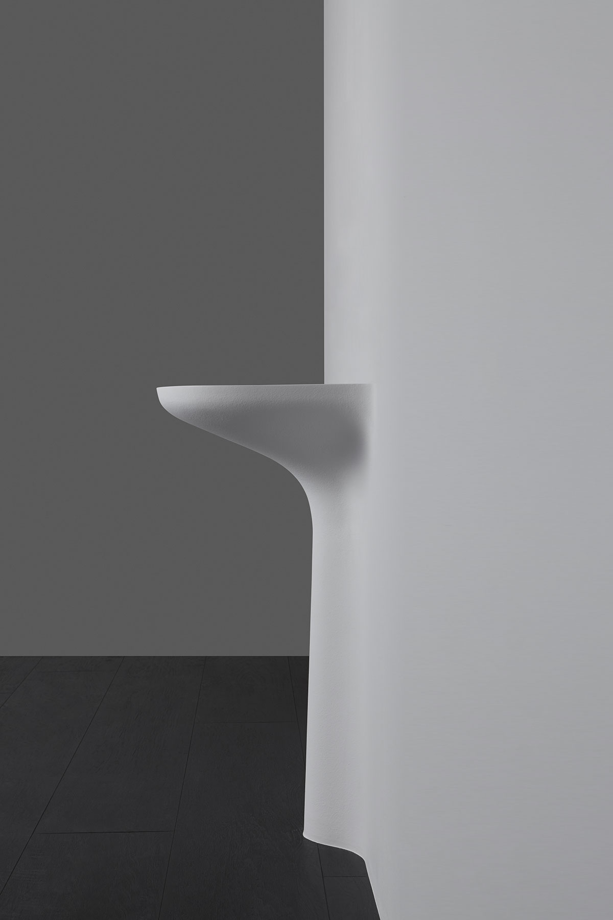 an explicit reference to a classical image reinterpreted through a contemporary material 