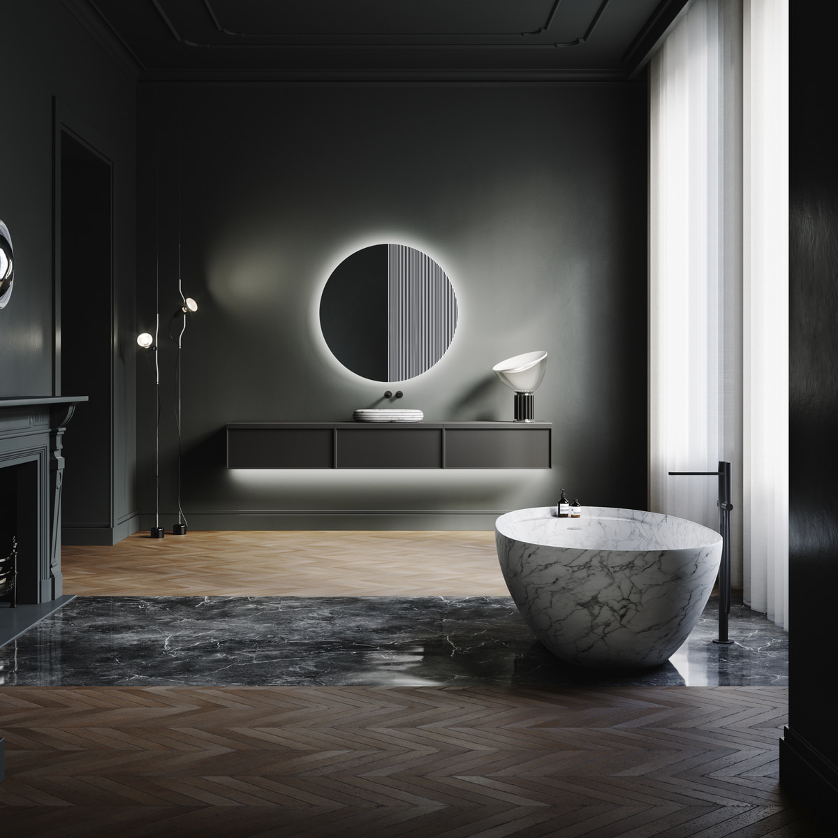 refined interpretation of an organic style