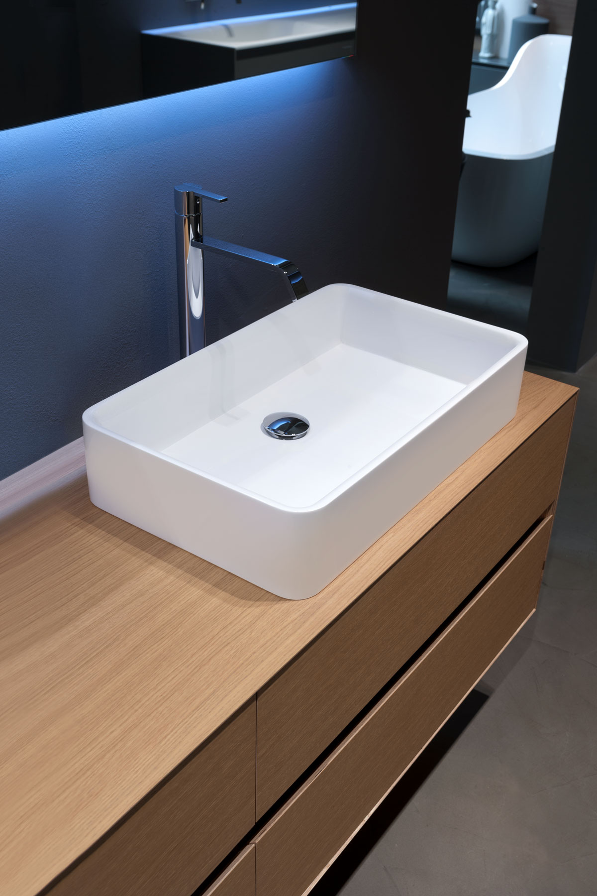 the gentle fittings imply that the power of water has shaped the volume.