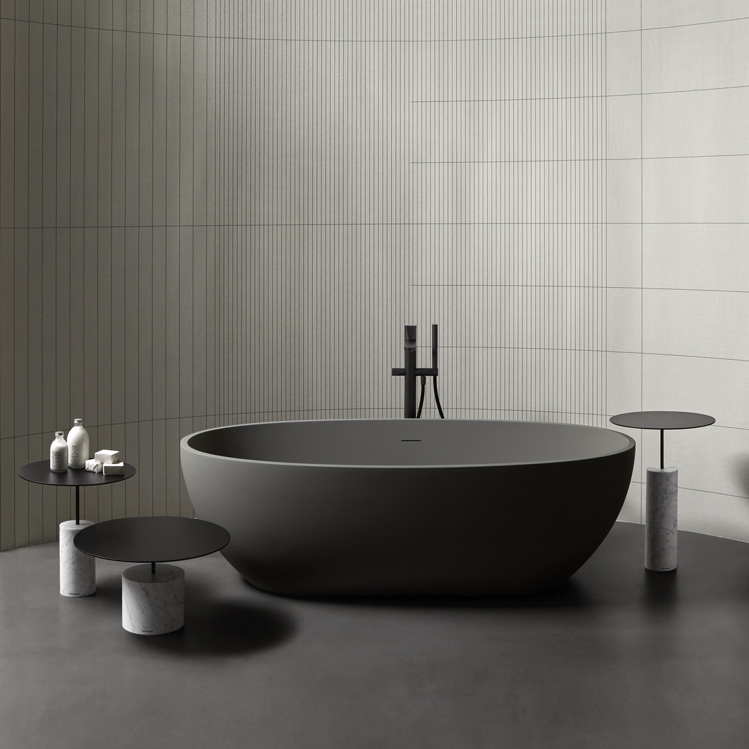 rather the sophisticated balance between material volume and a thin profile