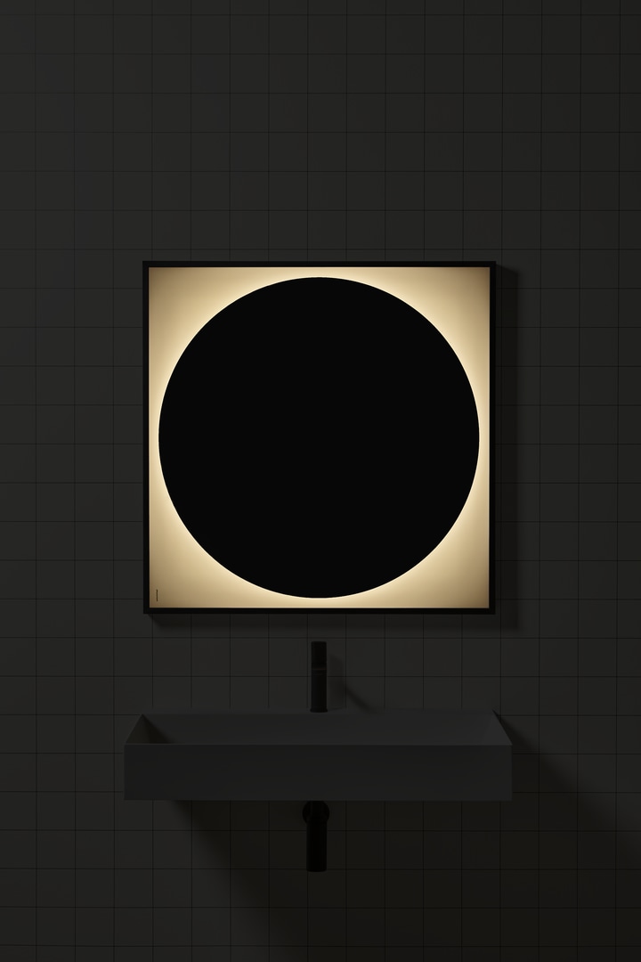 two pure geometries, two figures, one inside the other