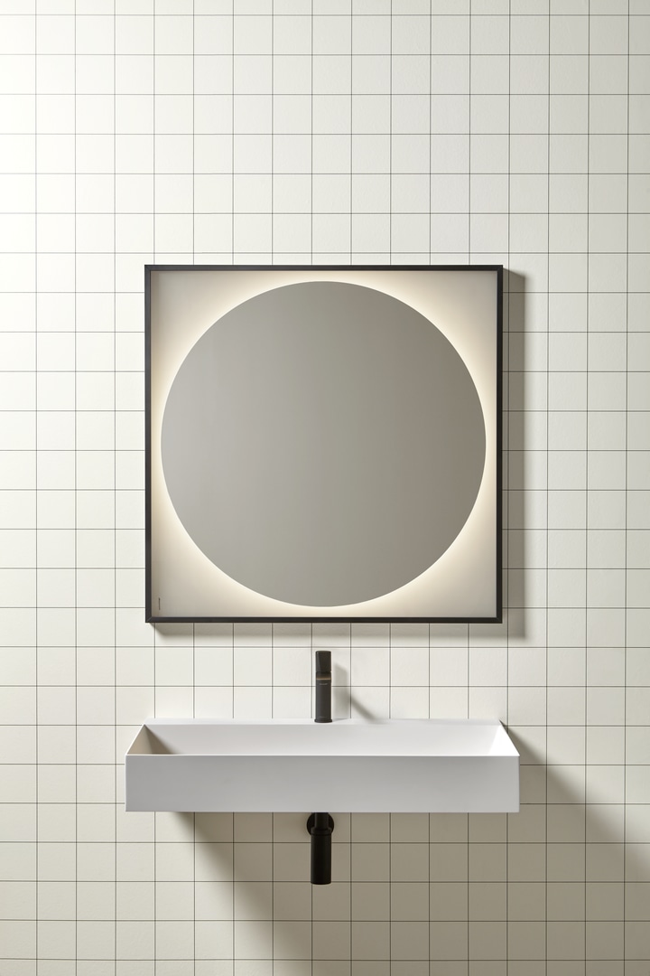 two pure geometries, two figures, one inside the other