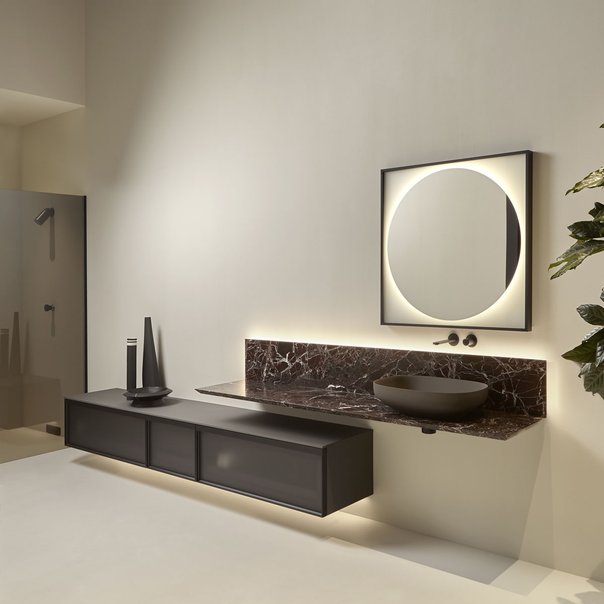 A shelf that becomes an open system