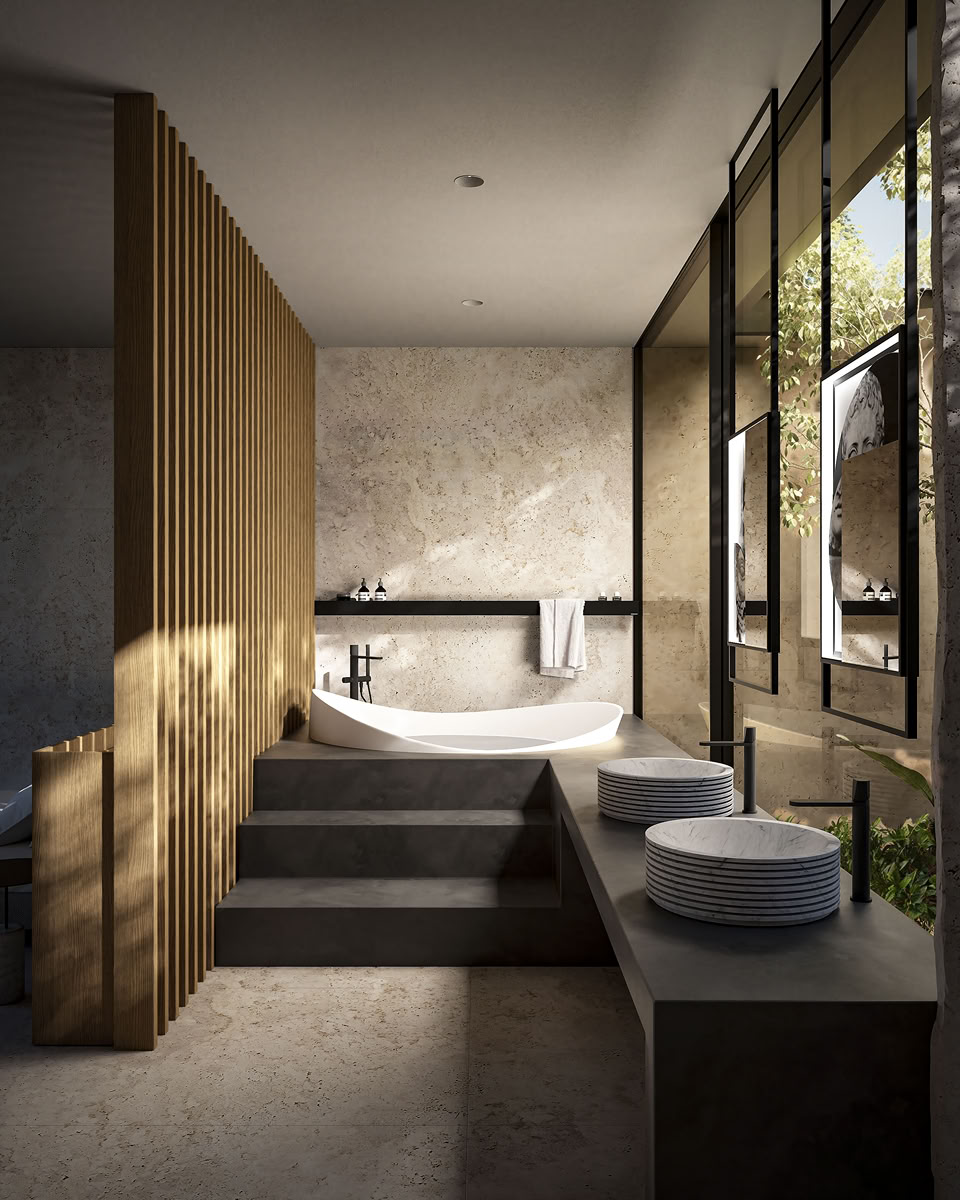 a functional and contemplative space