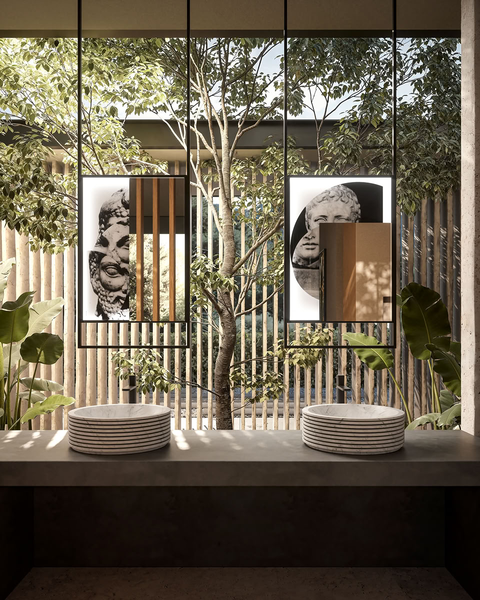 a functional and contemplative space