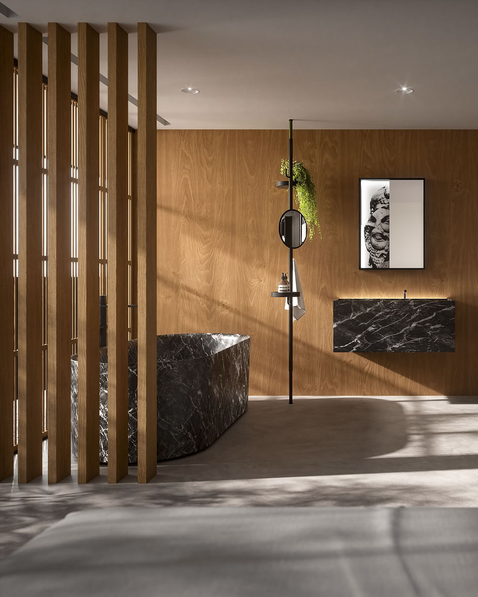 unique and varied relationships with the site and the materials used