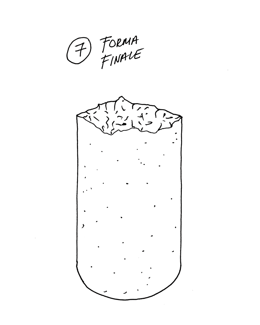 un gesto creativo che definisce una forma