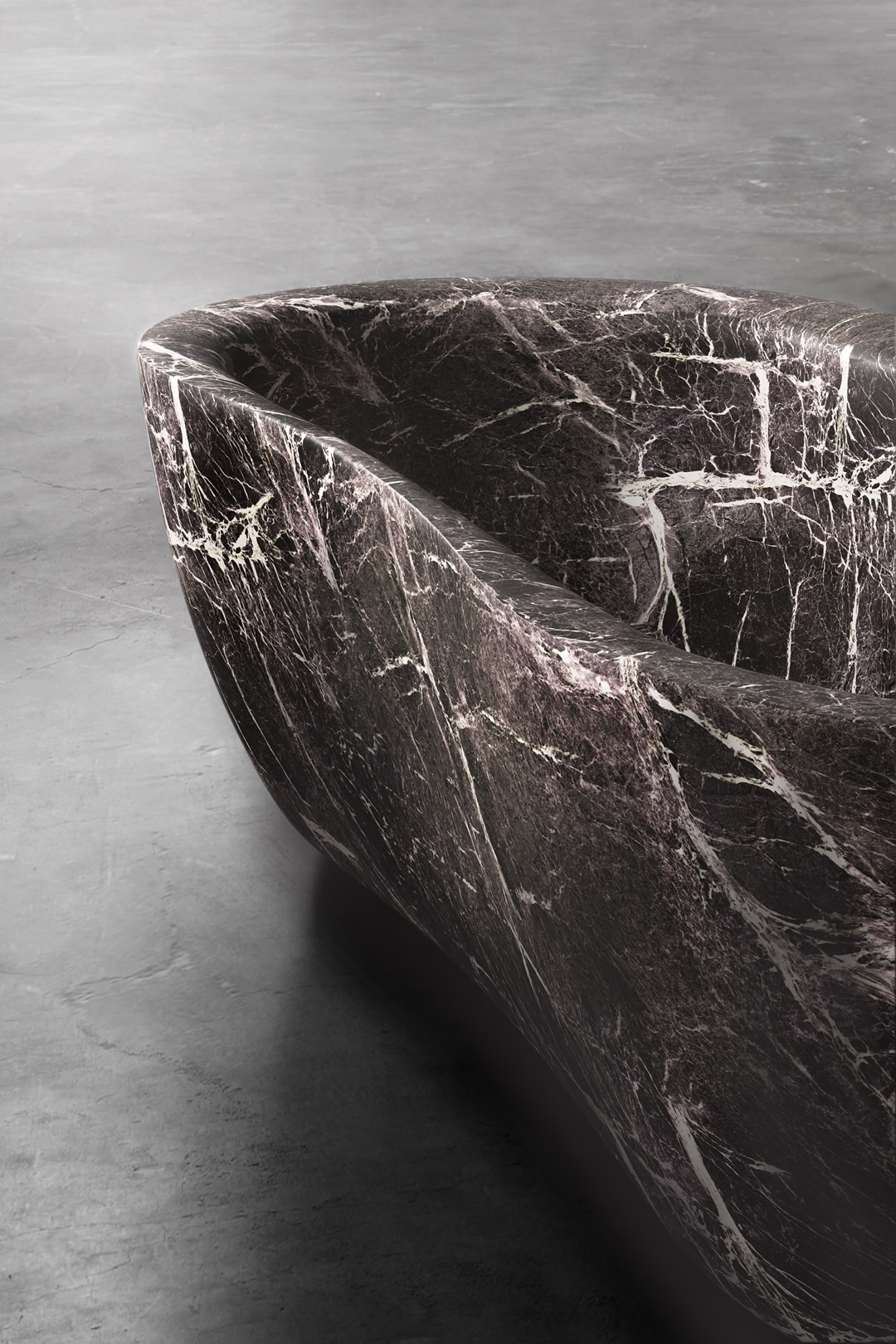 a real sculpture carved from a monolith